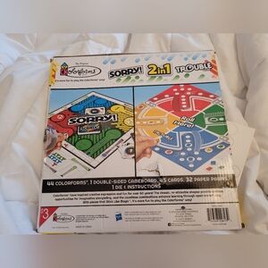 Colorforms Sorry! 2-in-1 Trouble Game Box - Multicolor